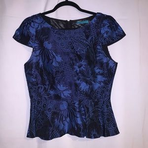 Alice + Olivia Peplum Top
